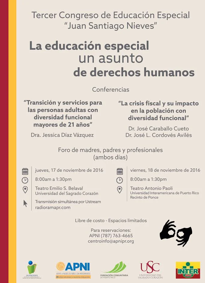La Educación Especial, un Asunto de Derechos Humanos