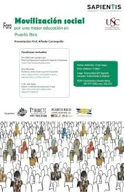 Foro: Movilización social por una mejor educación pública