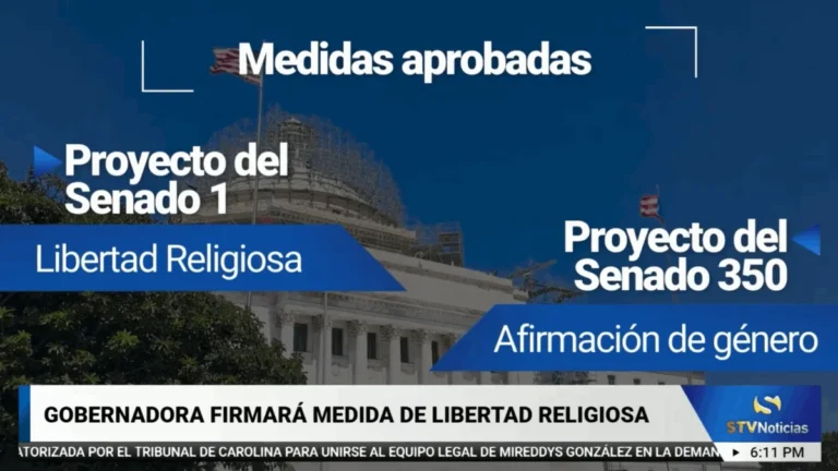 Jenniffer González firmará proyectos de libertad religiosa y restricción a tratamientos de género
